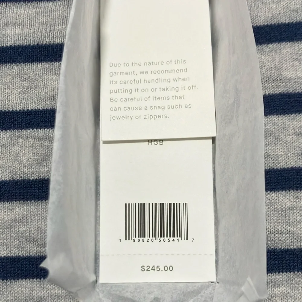 NWT Vince Cashmere Blend Striped Sweater Size XS - Picture 5 of 9